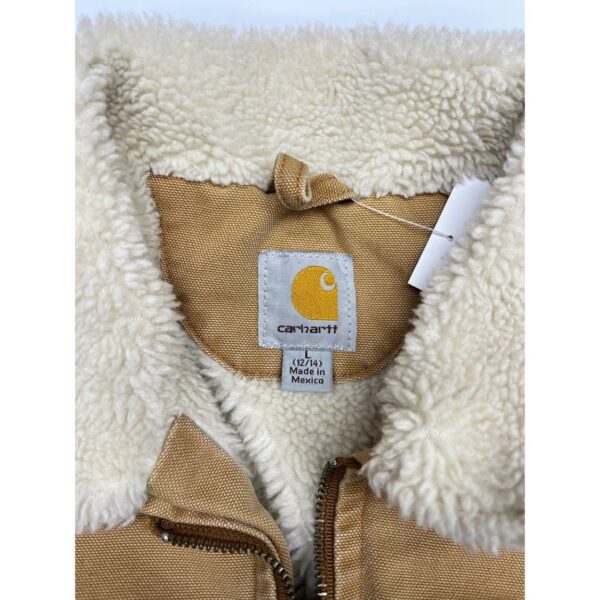 RARE Carhartt Detroit Sherpa Jacket Wildwood Yellowstone Style -Size L - Image 3