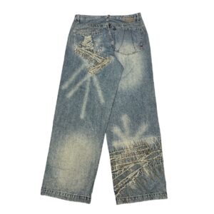 Vintage VOKAL Ripped Baggy Jeans | Size 36 | Y2K Hip-Hop Streetwear