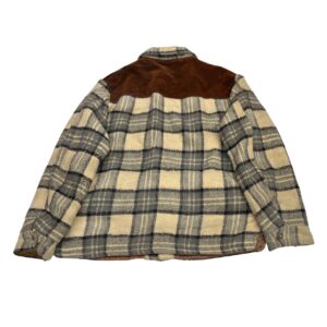 Vintage 1970s Sport Chief Rawhide Lumberjack Jacket | Plaid | Borg Lined