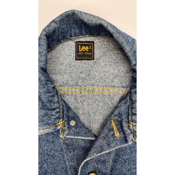 Vintage 1980s Lee Denim Trucker Jacket | Classic Blue | Size XL - Image 3