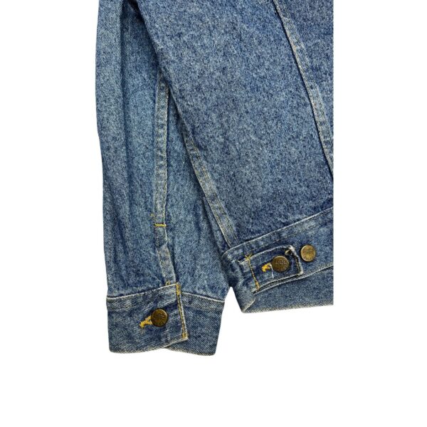 Vintage 1980s Lee Denim Trucker Jacket | Classic Blue | Size XL - Image 5