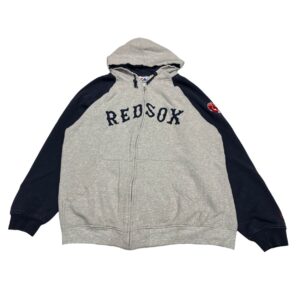 Boston Red Sox Majestic Hooded Jacket | Gray/Blue | Size XLT