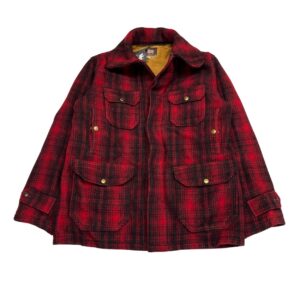 RARE 1950s Woolrich Mackinaw Plaid Hunting Jacket | Size 40 | Made in USA