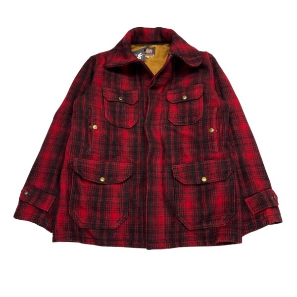 RARE 1950s Woolrich Mackinaw Plaid Hunting Jacket | Size 40 | Made in USA