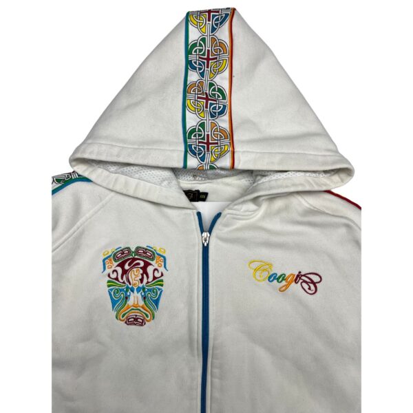 RARE Vintage Coogi Hoodie Size 3XL | Embroidered | Full Zip | Y2K Hip-Hop - Image 3