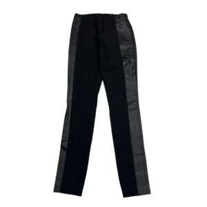 Club Monaco Leggings Women's Size 2 - Pull On Mid Rise Faux Leather Side Panel