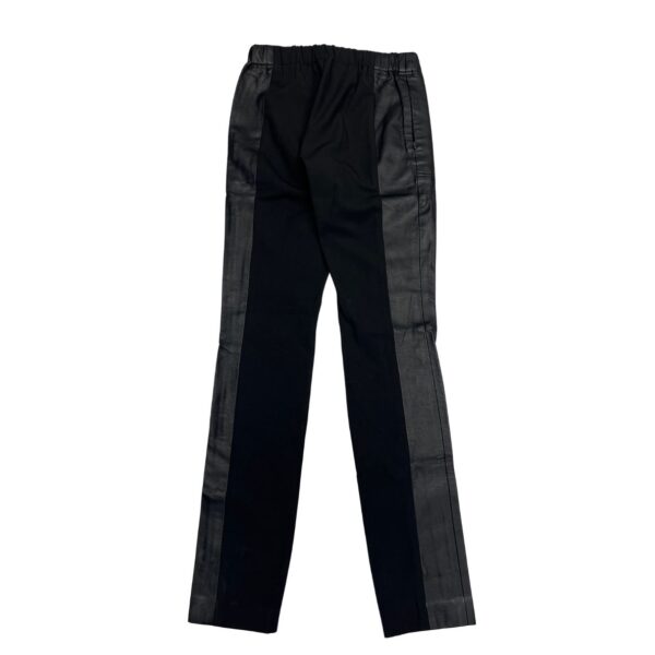 Club Monaco Leggings Women's Size 2 - Pull On Mid Rise Faux Leather Side Panel - Image 2