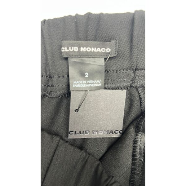 Club Monaco Leggings Women's Size 2 - Pull On Mid Rise Faux Leather Side Panel - Image 3