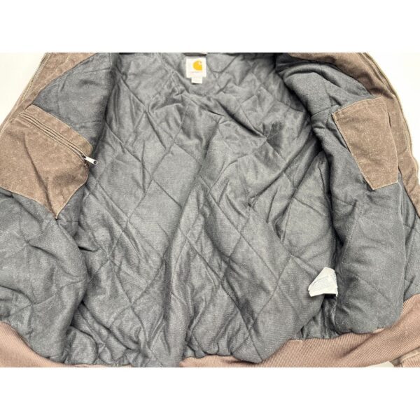 Vintage Carhartt J130 DKB Quilted Hooded Duck Jacket - Size M - Made in Mexico - Image 5