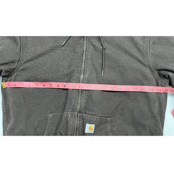 Vintage Carhartt J130 DKB Quilted Hooded Duck Jacket - Size M - Made in Mexico - Image 7