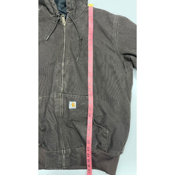 Vintage Carhartt J130 DKB Quilted Hooded Duck Jacket - Size M - Made in Mexico - Image 8