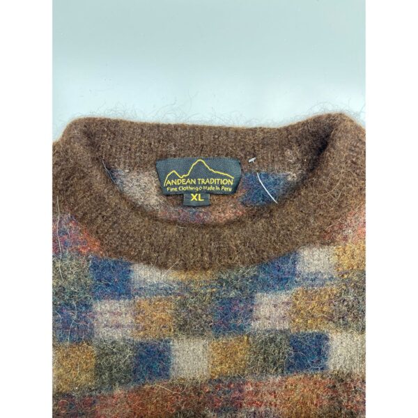 Vintage Andean Tradition Wool Sweater - Made in Peru - Size XL - Image 3