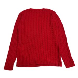 Disney Store Minnie Mouse Cable Knit Red Sweater - Ladies Size L