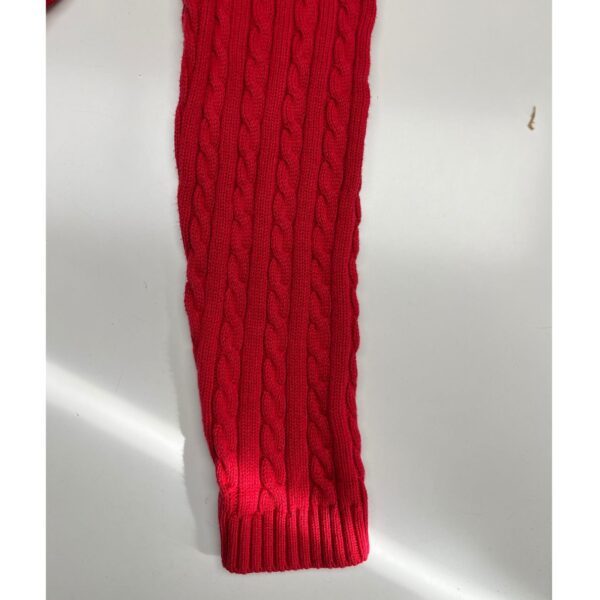 Disney Store Minnie Mouse Cable Knit Red Sweater - Ladies Size L - Image 5