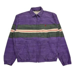 Rare 90s Vintage Polo Ralph Lauren Purple Harrington Jacket - Size Medium