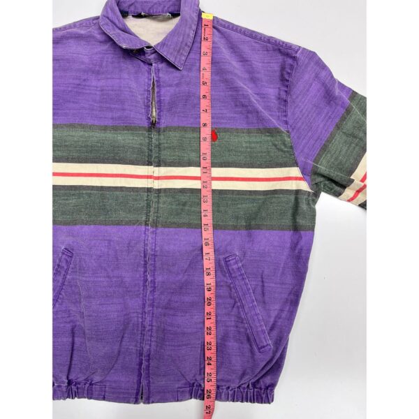 Rare 90s Vintage Polo Ralph Lauren Purple Harrington Jacket - Size Medium - Image 6