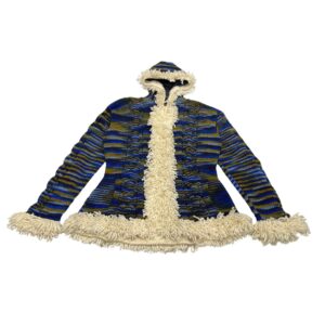 Artesanias Ishka Zip Wool Sweater Hoodie – One Size