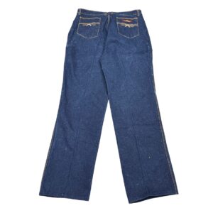 Vintage 1990s Jordache Horse Embroidered Blue Jeans - Size 34