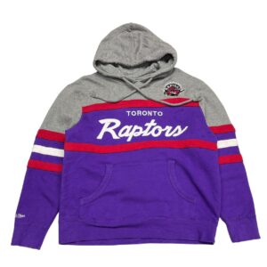 Mitchell & Ness Toronto Raptors Head Coach Hoodie Sweatshirt - Men's Large