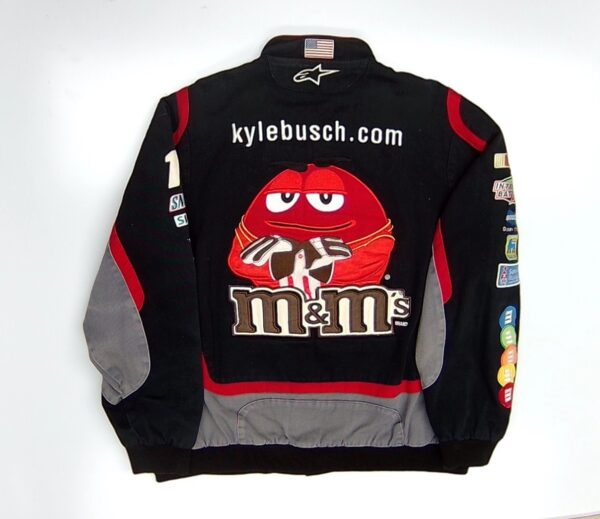 M&M Nascar Pit Crew Racing Jacket - Image 2