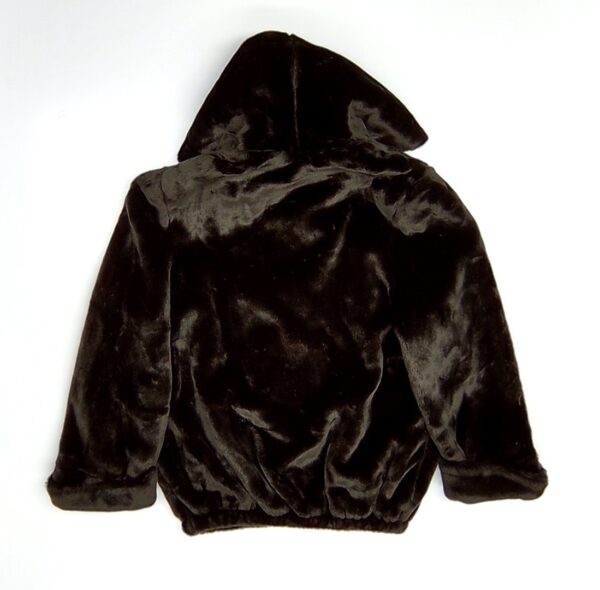 Saxton Hall Fluffy 𝅺Faux Fur Bomber Jacket - Image 2