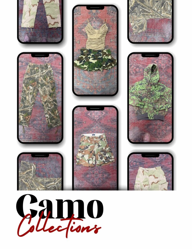 military, Camo vintage bazar collection