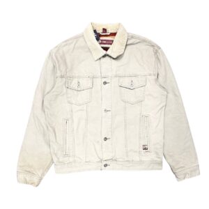 Vintage Dri Duck Frontier Fleece Lined Work Chore Jacket - Size L Rare