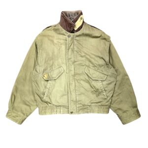 Woolrich Bomber Puffer Jacket - Flannel Lined - Suede Collar - Men's M