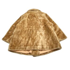 Vintage 1980s Sears Fashions Teddy Bear Faux Fur Coat