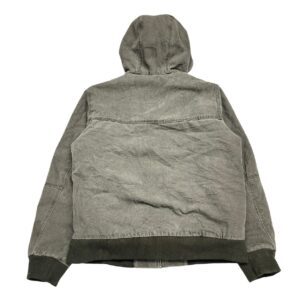 Levi Strauss Men's Hooded Full Zip Jacket - Moss Green Vintage Lined Coat Size S