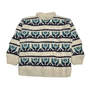Vintage Handmade Ecuadorian Chunky Knit Wool Sweater
