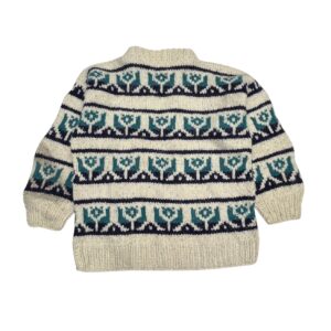 Vintage Handmade Ecuadorian Chunky Knit Wool Sweater