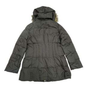 Calvin Klein Down Puffer Coat with Fur Trim Removable Hood - Size L