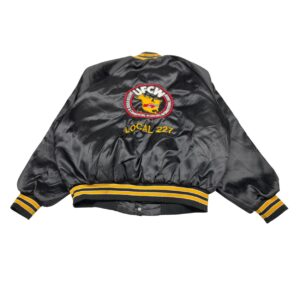 Vintage King Louie Quilted Satin Jacket Union Local 227 UFCW