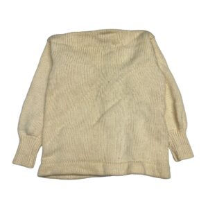 Vintage 1970s Hanson Cardigan Sweater Off White - 100% Virgin Wool