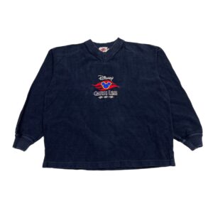 Vintage Disney Cruise Line Navy Blue Sweatshirt Size S