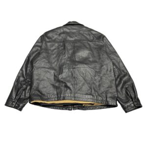 Pelle Studio by Wilsons Black Leather Jacket Zip Front - Size L