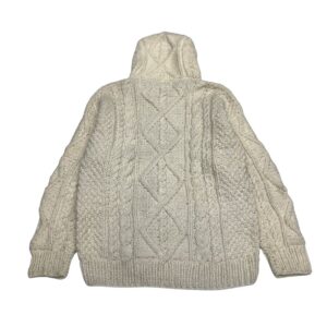 Ishka 100% Wool Handmade Full Zip Sweater