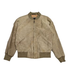 Vintage MEMBERS ONLY Suede Leather Bomber Jacket