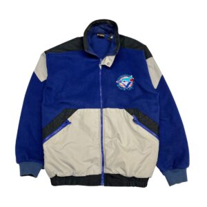 Vintage 90s Toronto Blue Jays Chalk Line Fleece Jacket - Size Large