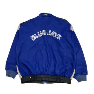 Vintage 90s Toronto Blue Jays Chalk Line Fleece Jacket - Size Large