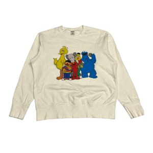 KAWS x Sesame Street UNIQLO Sweatshirt Crewneck Pullover - Size M