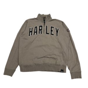 Harley Davidson 1/4 Zip Pullover Sweatshirt - Size XL