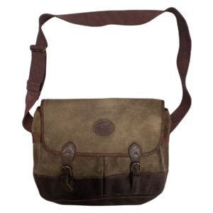 Vintage Leather Crossbody Bag – Old School Style, Durable & Timeless