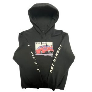 JDM Legend! Key Street Nissan Skyline R32 Hoodie – Black – Size L