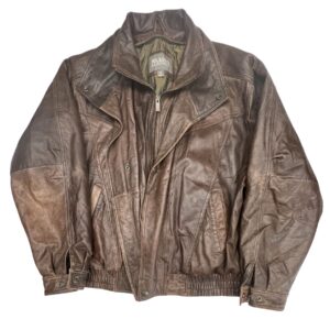 Wilson Leather Brown Vintage Jacket Men’s XL Classic Genuine Leather
