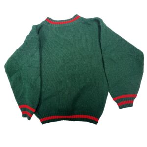 Vintage Kids “HO HO HO! ” Graphic Sweater VTG Christmas Holiday