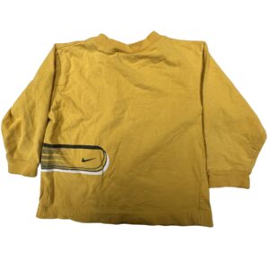 Nike T-Shirt 4T Yellow Logo Graphic Kids Tee