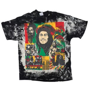 90s Rare Bob Marley Rare Full Graphic T-Shirt – Reggae Legend Tee - Size L