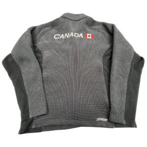 Spyder Outbound XL Half-Zip Sweater Black Fleece Canada Embroidered Back